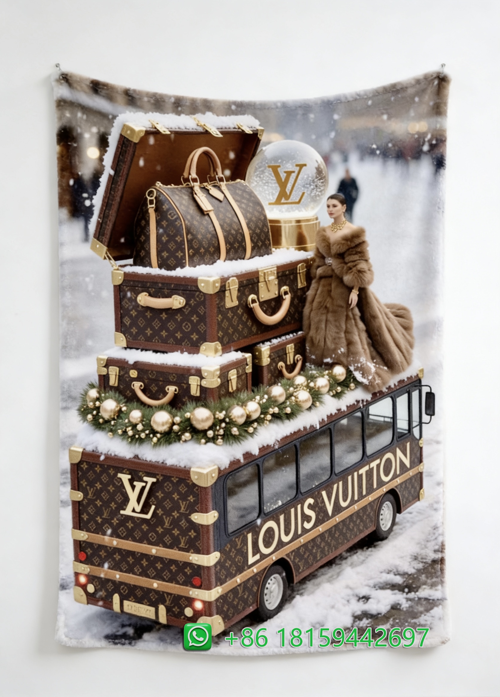 Louis Vuitton Throw Blankets